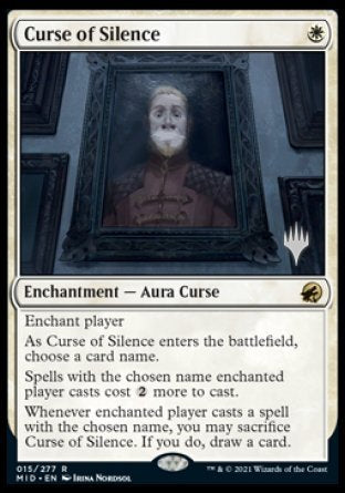 Curse of Silence (Promo Pack) [Innistrad: Midnight Hunt Promos] | Game Grid - Logan