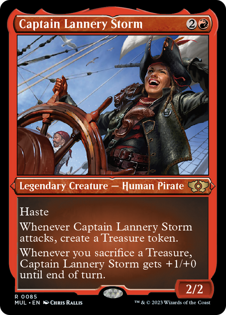 Captain Lannery Storm (Foil Etched) [Multiverse Legends] | Game Grid - Logan
