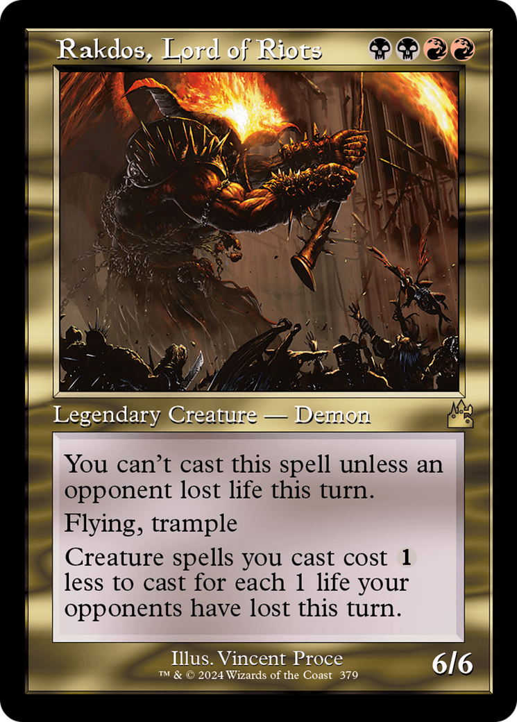 Rakdos, Lord of Riots (Retro Frame) [Ravnica Remastered] | Game Grid - Logan