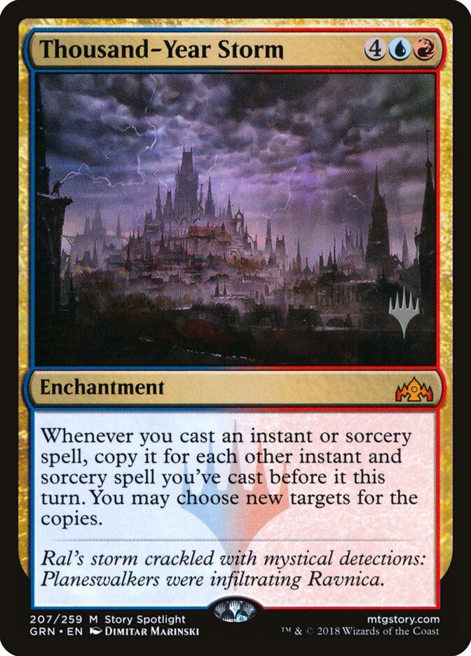 Thousand-Year Storm [Guilds of Ravnica Promos] | Game Grid - Logan