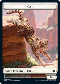 Cat // Hydra Double-Sided Token [Zendikar Rising Tokens] | Game Grid - Logan