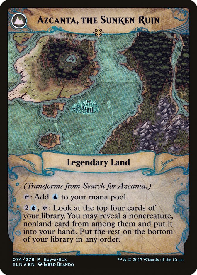 Search for Azcanta // Azcanta, the Sunken Ruin (Buy-A-Box) [Ixalan Treasure Chest] | Game Grid - Logan
