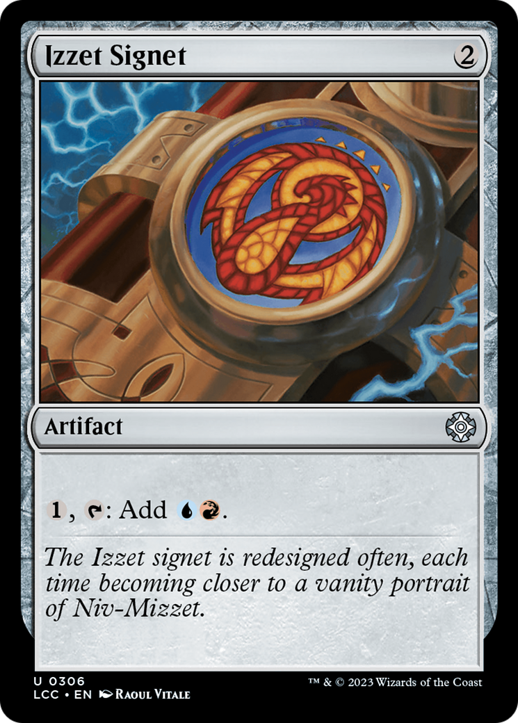 Izzet Signet [The Lost Caverns of Ixalan Commander] | Game Grid - Logan