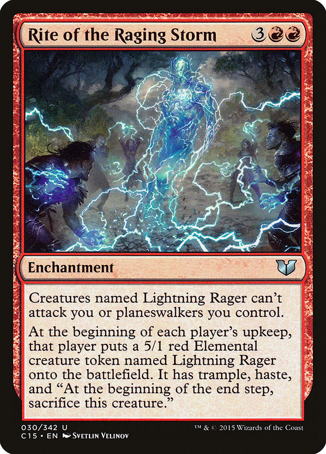 Rite of the Raging Storm [Commander 2015] | Game Grid - Logan