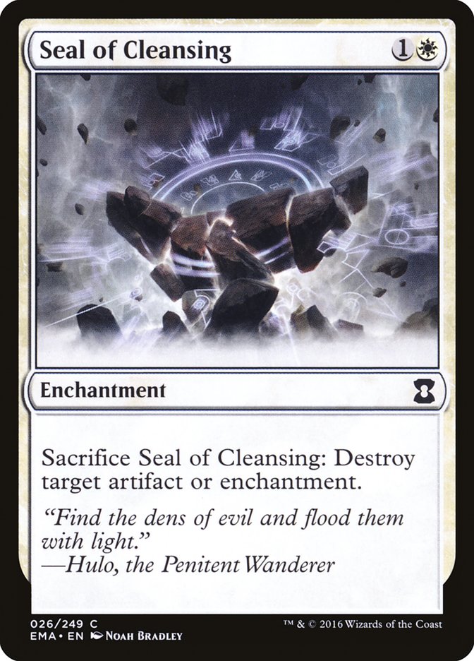 Seal of Cleansing [Eternal Masters] | Game Grid - Logan