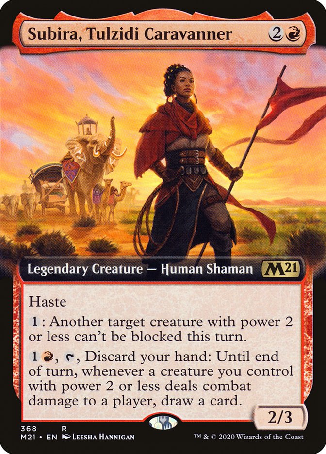 Subira, Tulzidi Caravanner (Extended Art) [Core Set 2021] | Game Grid - Logan