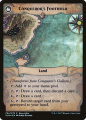 Conqueror's Galleon // Conqueror's Foothold (Buy-A-Box) [Ixalan Treasure Chest] | Game Grid - Logan