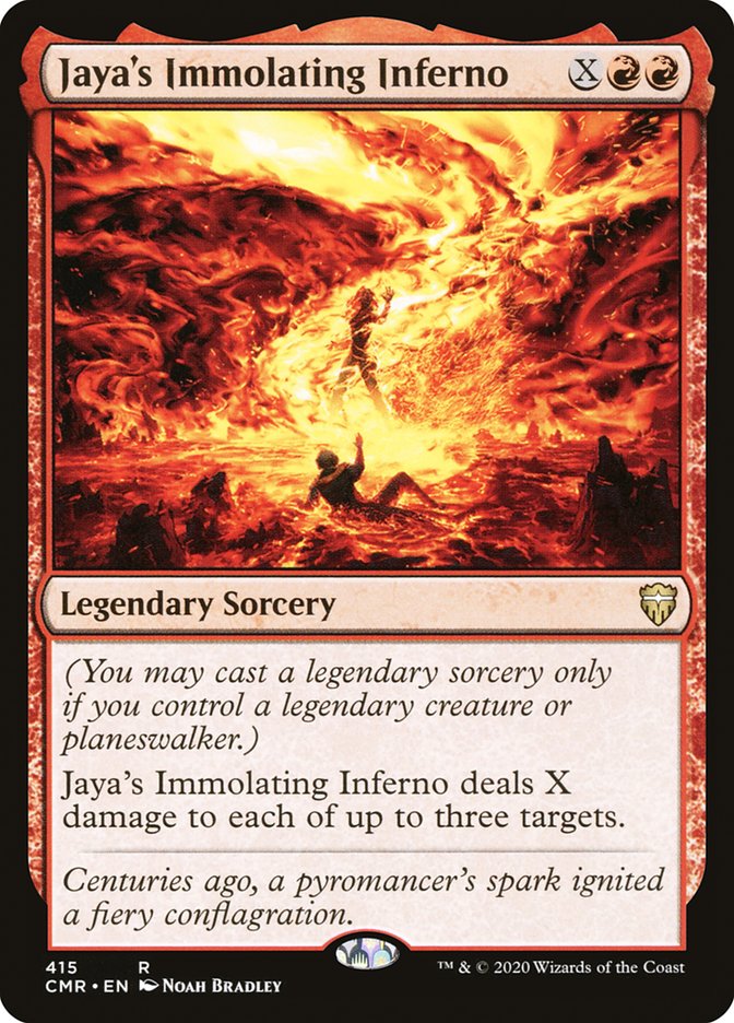 Jaya's Immolating Inferno [Commander Legends] | Game Grid - Logan