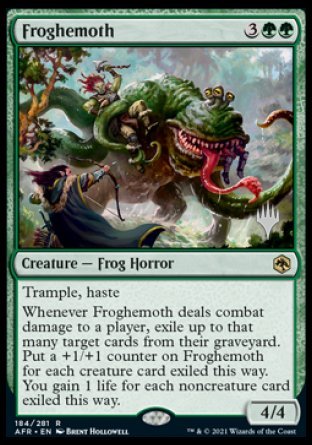 Froghemoth (Promo Pack) [Dungeons & Dragons: Adventures in the Forgotten Realms Promos] | Game Grid - Logan