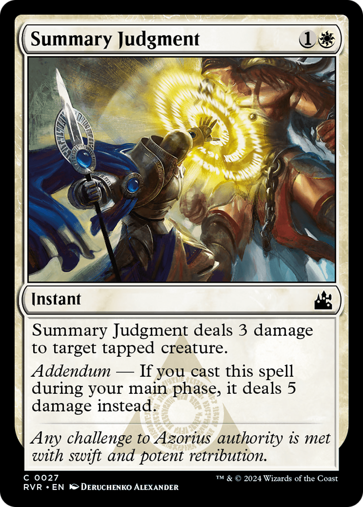 Summary Judgment [Ravnica Remastered] | Game Grid - Logan