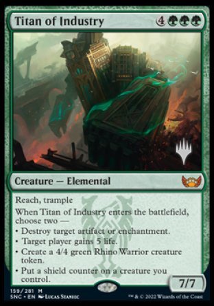 Titan of Industry (Promo Pack) [Streets of New Capenna Promos] | Game Grid - Logan