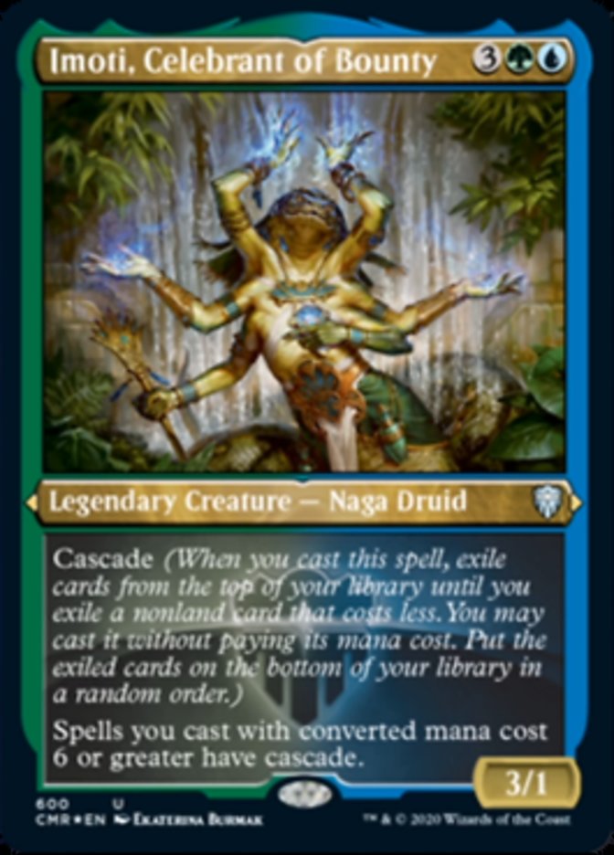 Imoti, Celebrant of Bounty (Etched) [Commander Legends] | Game Grid - Logan