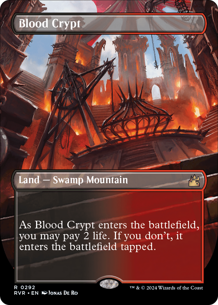 Blood Crypt (Borderless) [Ravnica Remastered] | Game Grid - Logan