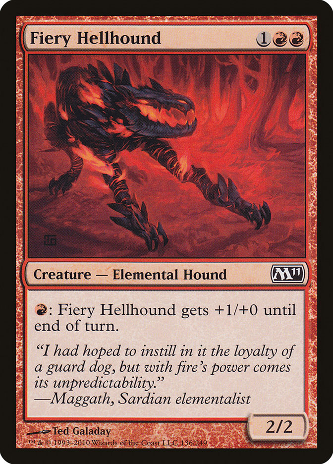 Fiery Hellhound [Magic 2011] | Game Grid - Logan