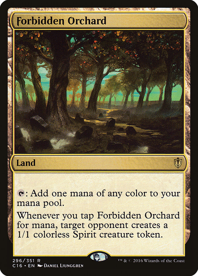 Forbidden Orchard [Commander 2016] | Game Grid - Logan