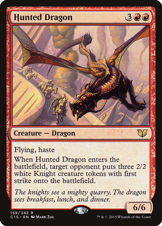 Hunted Dragon [Commander 2015] | Game Grid - Logan