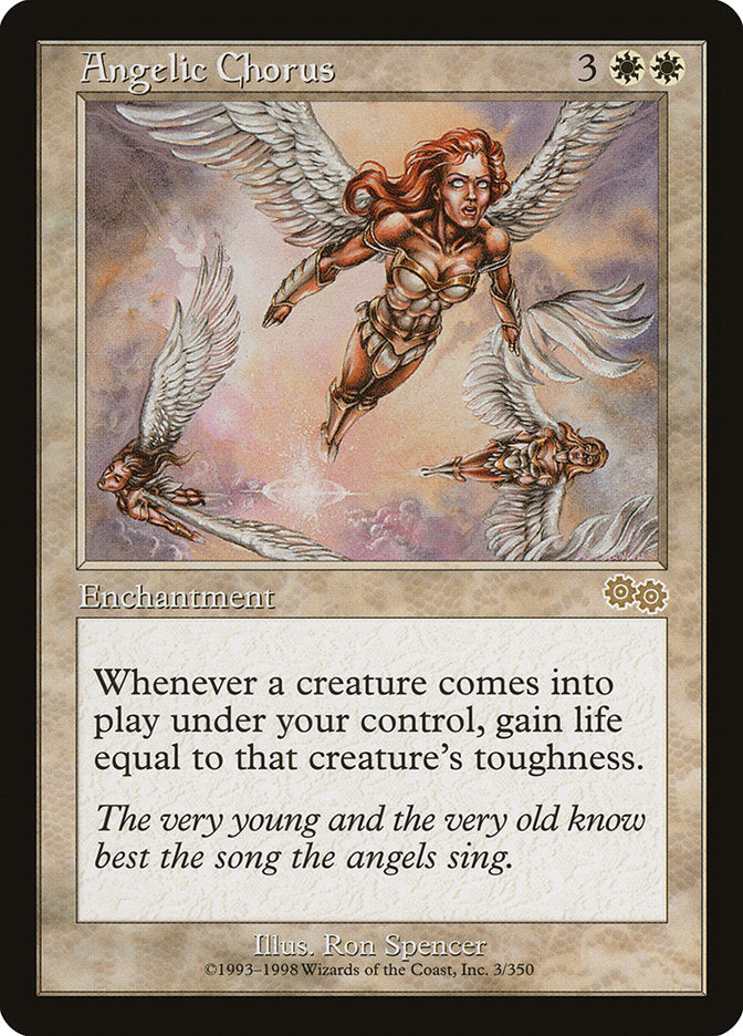 Angelic Chorus [Urza's Saga] | Game Grid - Logan