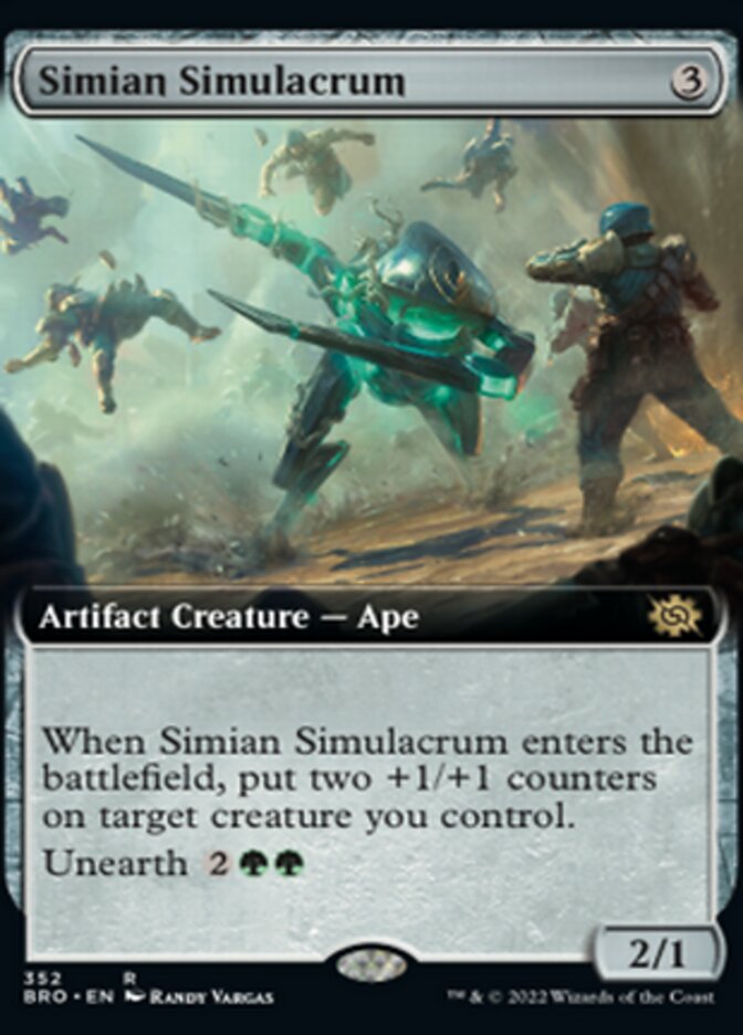 Simian Simulacrum (Extended Art) [The Brothers' War] | Game Grid - Logan