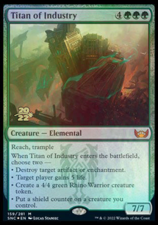 Titan of Industry [Streets of New Capenna Prerelease Promos] | Game Grid - Logan