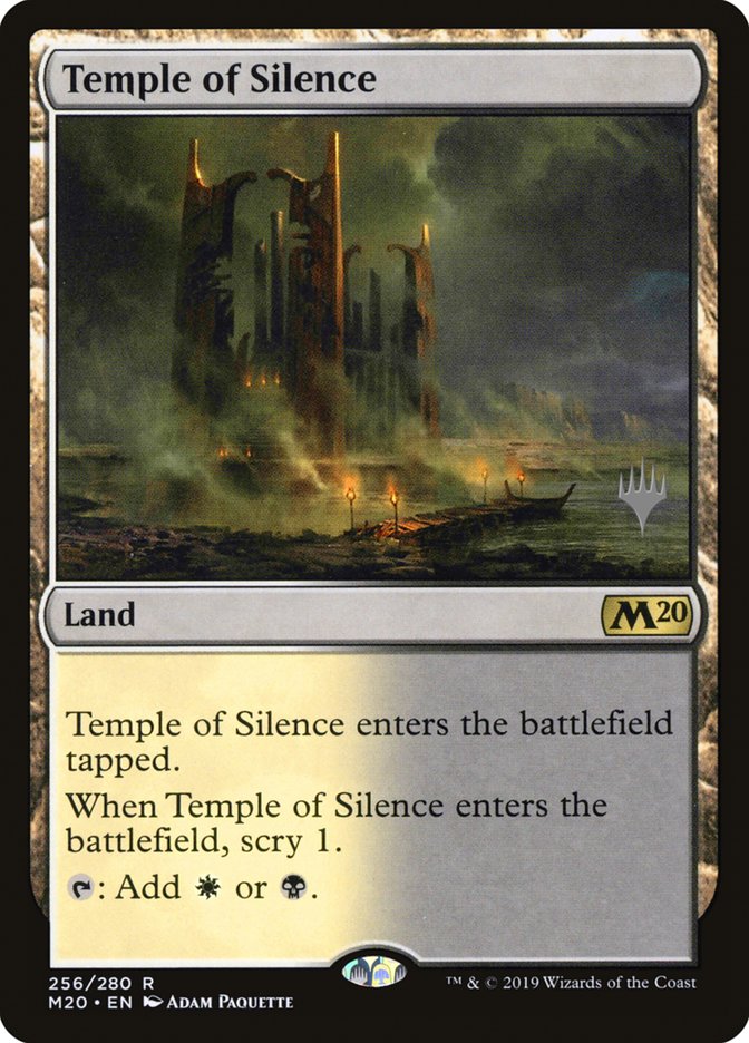 Temple of Silence (Promo Pack) [Core Set 2020 Promos] | Game Grid - Logan