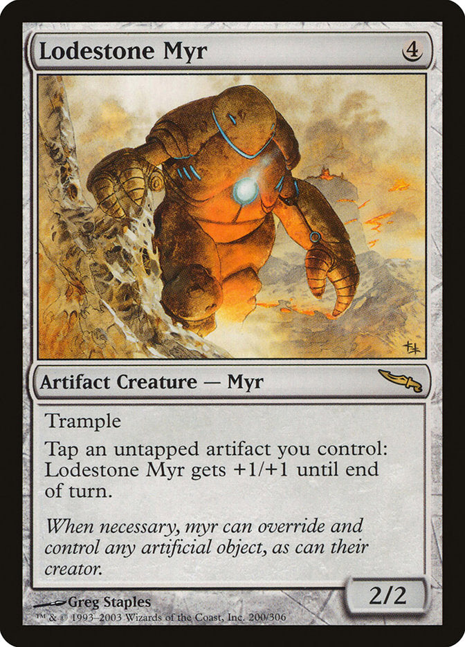 Lodestone Myr [Mirrodin] | Game Grid - Logan