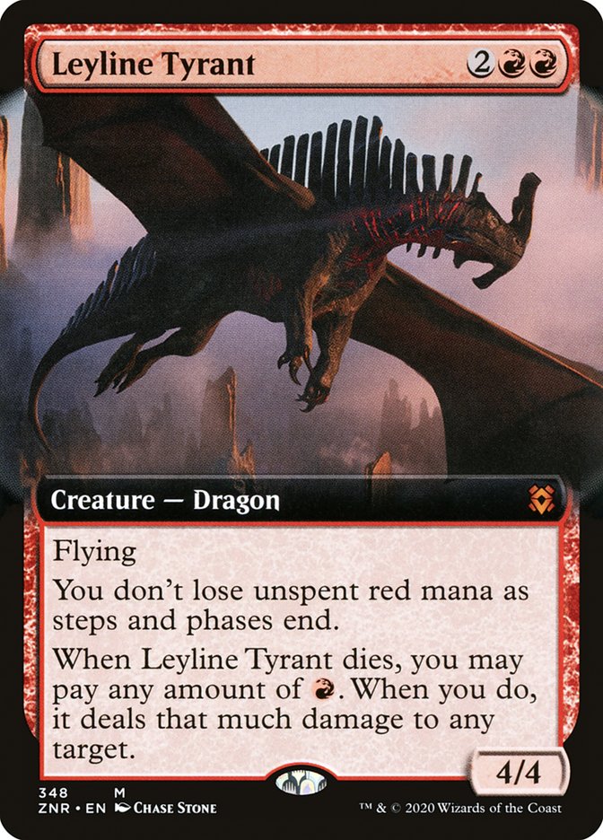 Leyline Tyrant (Extended Art) [Zendikar Rising] | Game Grid - Logan
