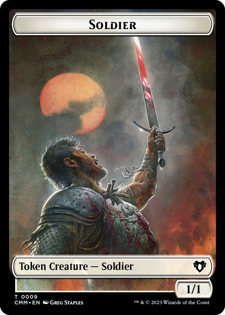 Soldier // Ogre Double-Sided Token [Commander Masters Tokens] | Game Grid - Logan