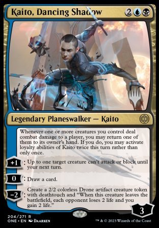 Kaito, Dancing Shadow (Promo Pack) [Phyrexia: All Will Be One Promos] | Game Grid - Logan