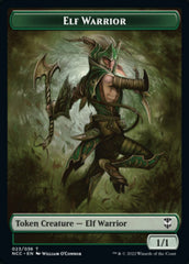 Elf Warrior // Wurm Double-Sided Token [Streets of New Capenna Commander Tokens] | Game Grid - Logan