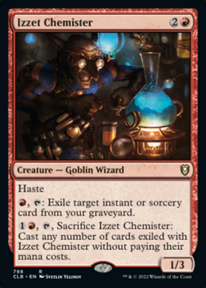 Izzet Chemister [Commander Legends: Battle for Baldur's Gate] | Game Grid - Logan