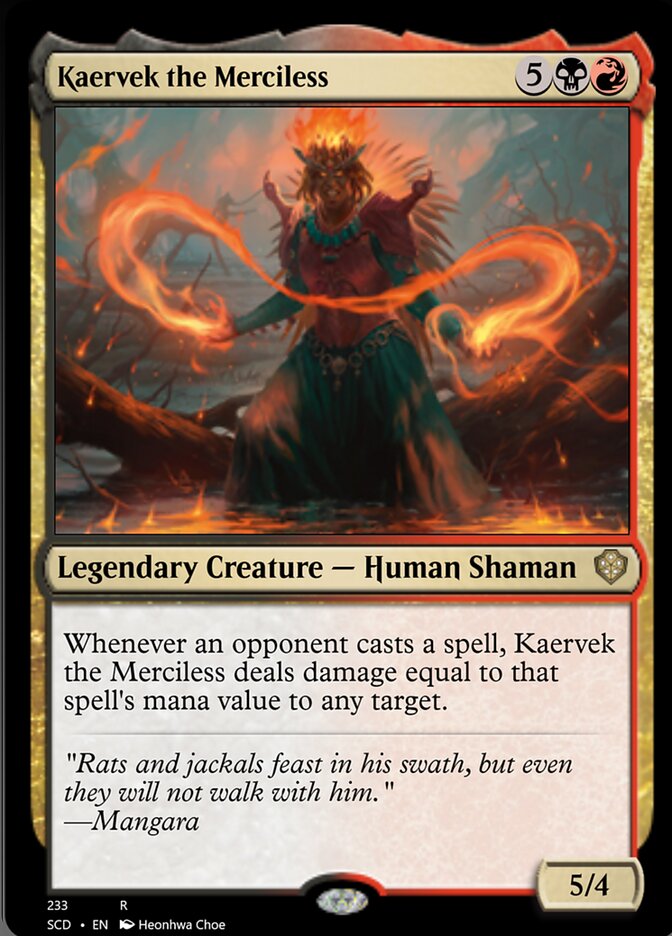 Kaervek the Merciless [Starter Commander Decks] | Game Grid - Logan