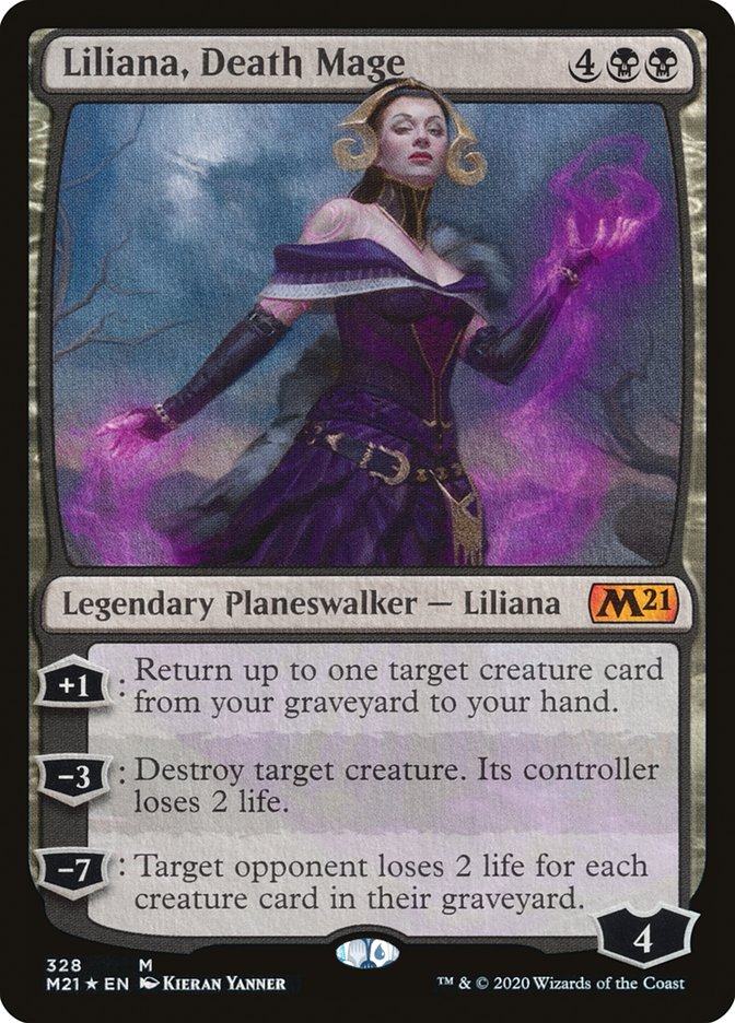 Liliana, Death Mage [Core Set 2021] | Game Grid - Logan