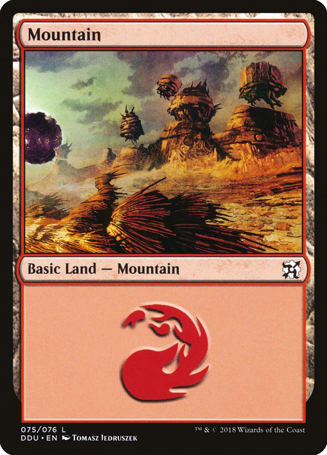 Mountain (75) [Duel Decks: Elves vs. Inventors] | Game Grid - Logan
