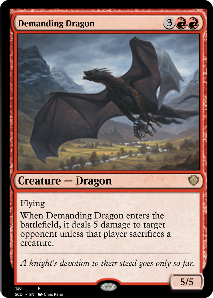 Demanding Dragon [Starter Commander Decks] | Game Grid - Logan