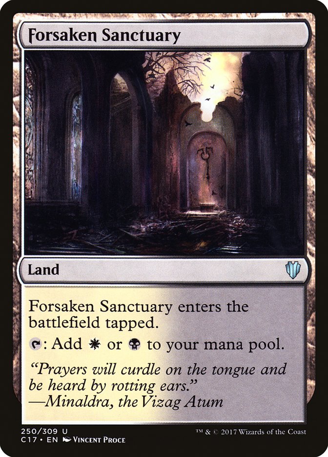 Forsaken Sanctuary [Commander 2017] | Game Grid - Logan
