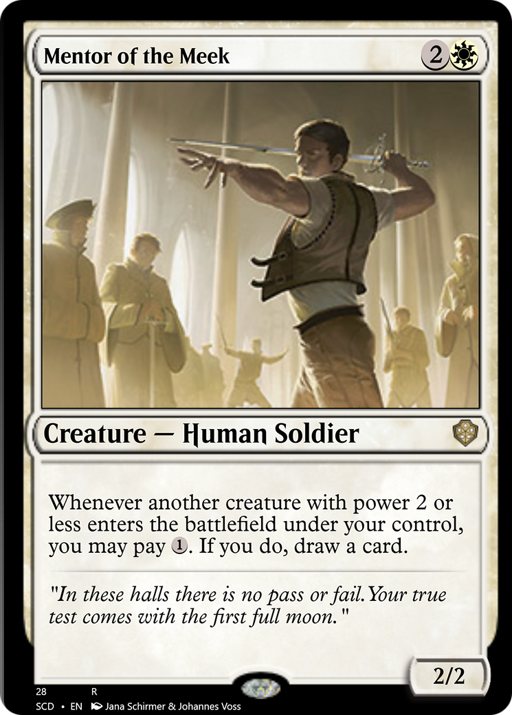 Mentor of the Meek [Starter Commander Decks] | Game Grid - Logan