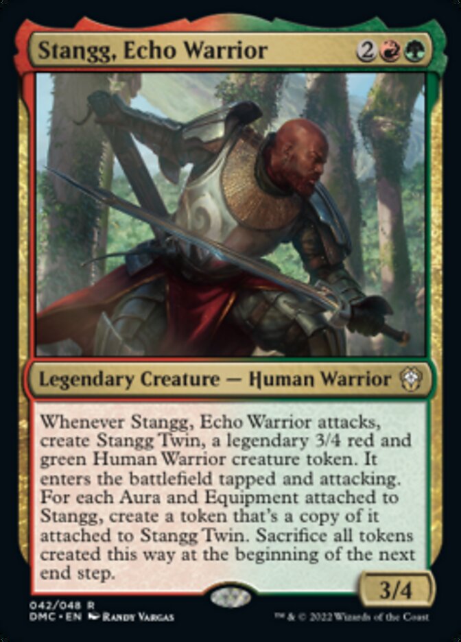 Stangg, Echo Warrior [Dominaria United Commander] | Game Grid - Logan