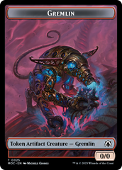 Treasure // Gremlin Double-Sided Token [March of the Machine Commander Tokens] | Game Grid - Logan