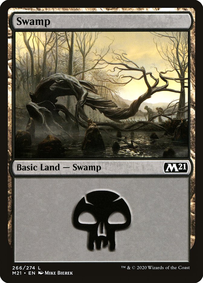 Swamp (266) [Core Set 2021] | Game Grid - Logan