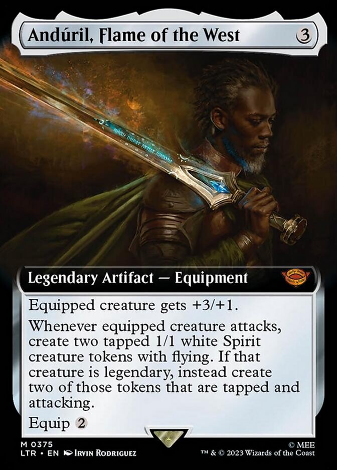 Anduril, Flame of the West (Extended Art) [The Lord of the Rings: Tales of Middle-Earth] | Game Grid - Logan