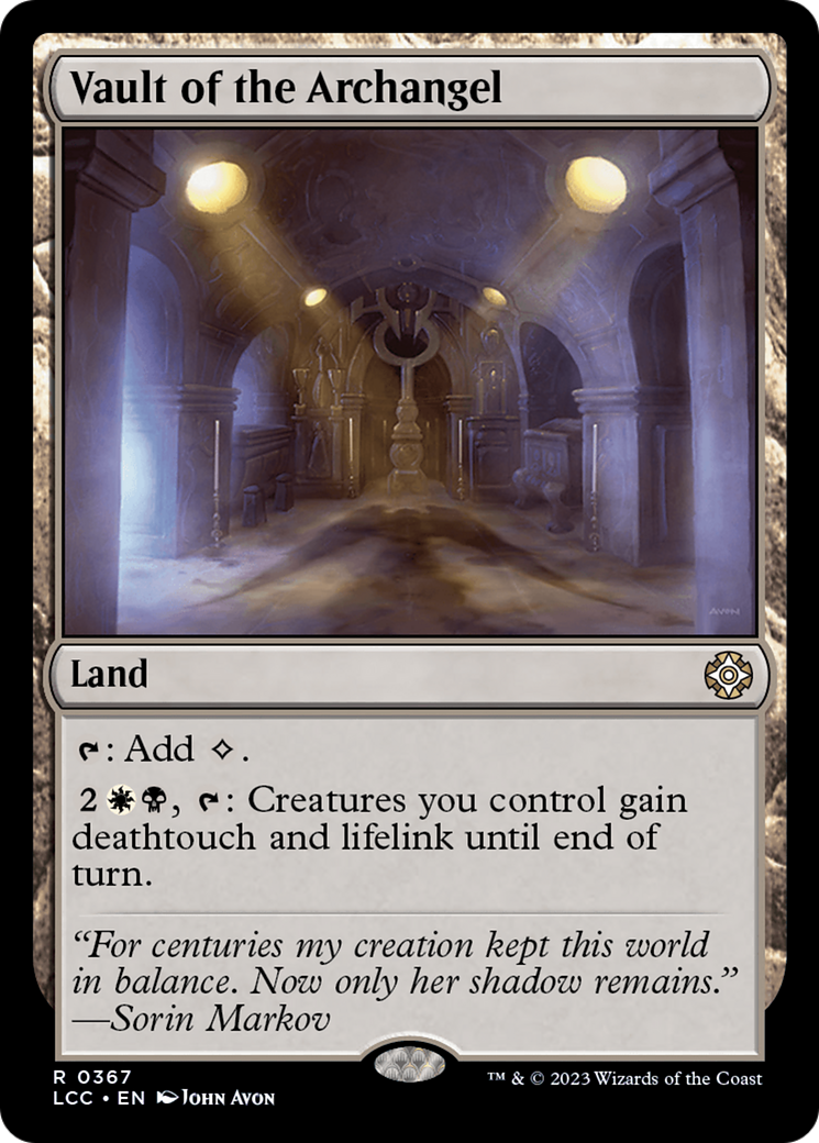 Vault of the Archangel [The Lost Caverns of Ixalan Commander] | Game Grid - Logan
