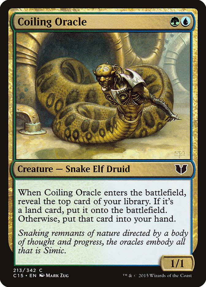 Coiling Oracle [Commander 2015] | Game Grid - Logan