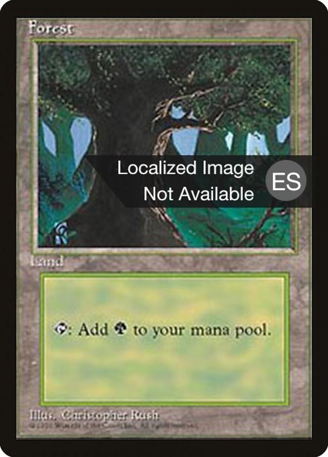 Forest (C) [Fourth Edition (Foreign Black Border)] | Game Grid - Logan