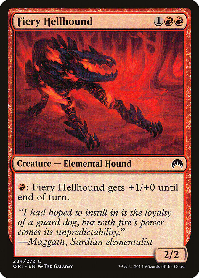 Fiery Hellhound [Magic Origins] | Game Grid - Logan