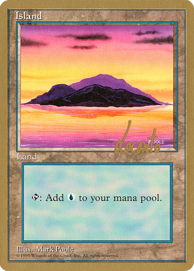 Island (ml368) (Michael Loconto) [Pro Tour Collector Set] | Game Grid - Logan