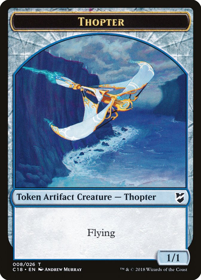 Thopter Token (008/026) [Commander 2018 Tokens] | Game Grid - Logan