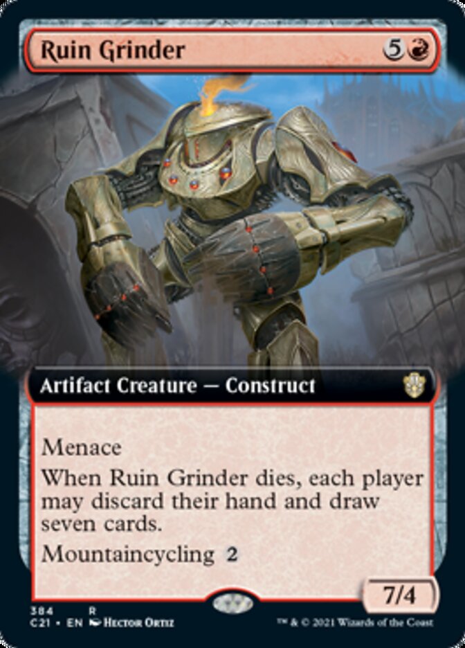 Ruin Grinder (Extended Art) [Commander 2021] | Game Grid - Logan