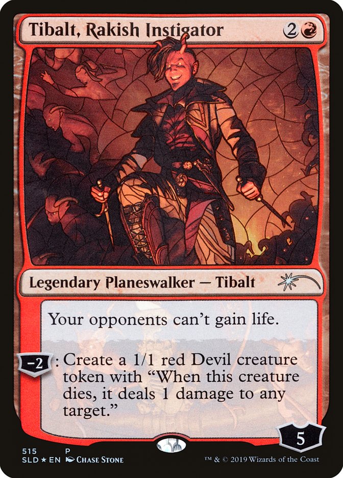 Tibalt, Rakish Instigator (Stained Glass) [Secret Lair Drop Promos] | Game Grid - Logan