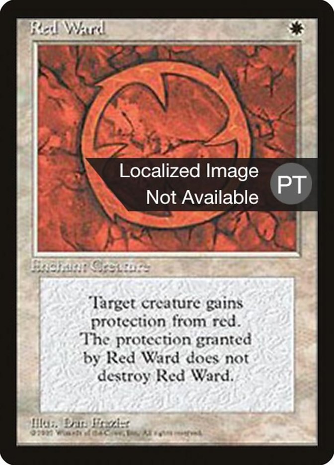 Red Ward [Fourth Edition (Foreign Black Border)] | Game Grid - Logan