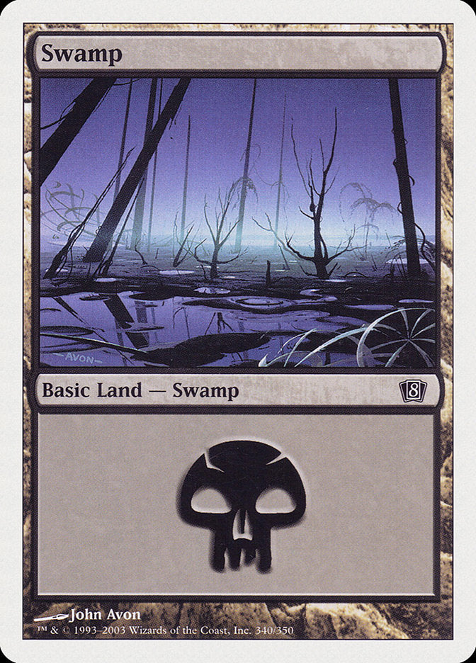 Swamp (340) [Eighth Edition] | Game Grid - Logan